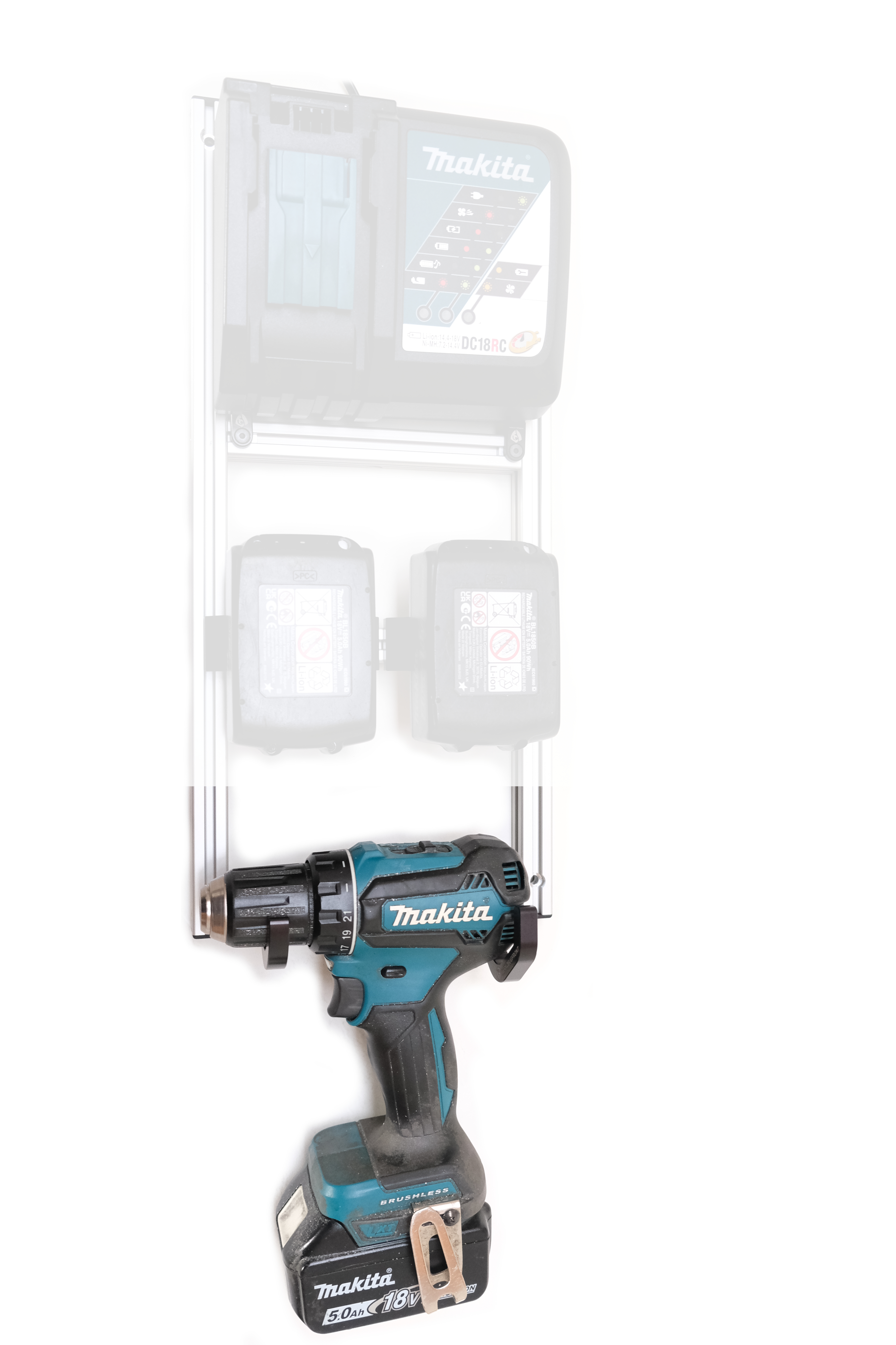 Akkuschrauber-Wandhalterung Gerätehalter Makita 18V 